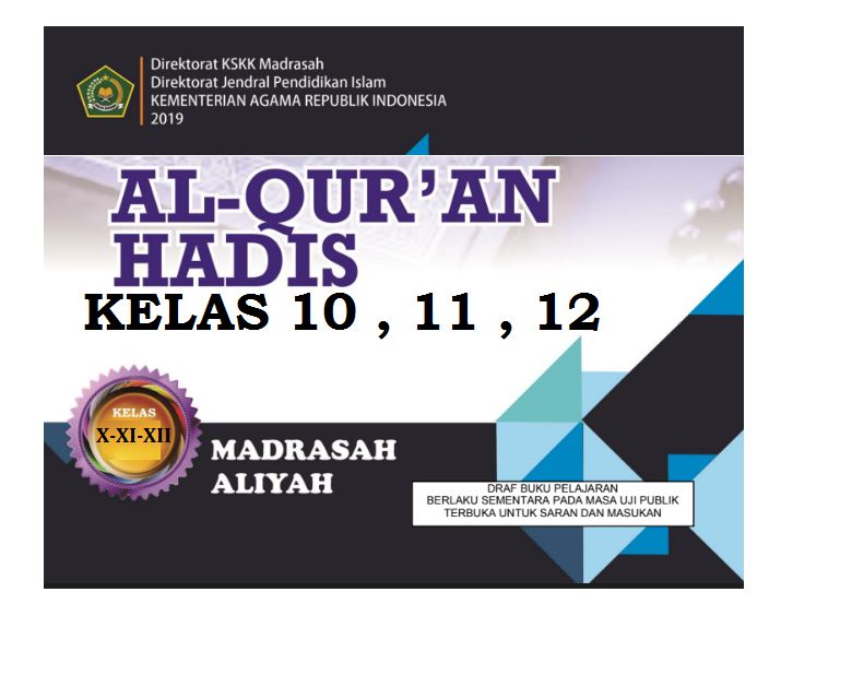 Buku al qur'an hadis kelas 10 pdf