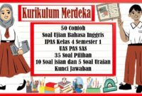 Soal kelas 1 kurikulum merdeka semester 1