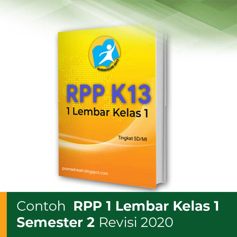 Download rpp kelas 1 semester 2 kurikulum 2024 revisi 2020