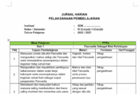 Download jurnal harian kelas 4 kurikulum merdeka semester 1