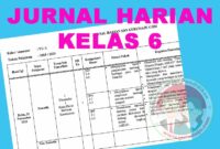 Jurnal kelas 6 semester 1