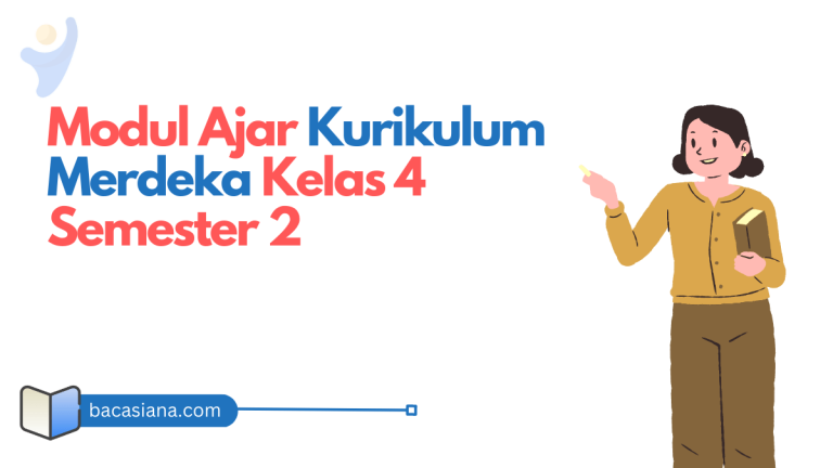 Modul ajar kelas 4 kurikulum merdeka semester 2