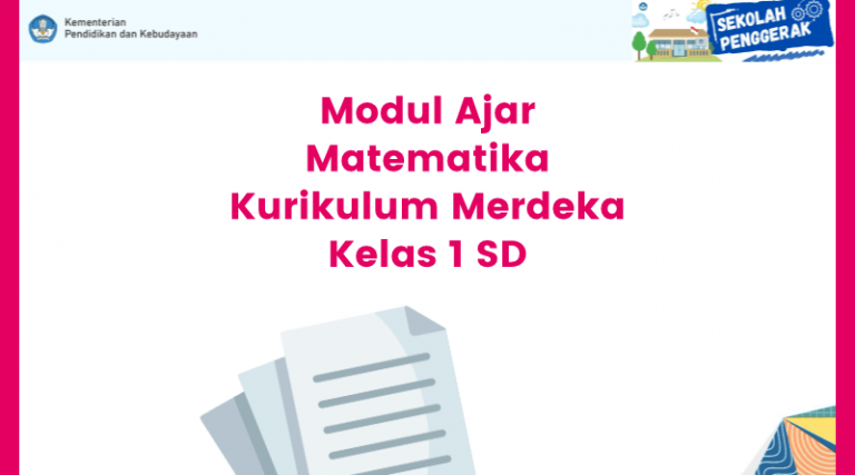 Modul ajar matematika kelas 1 semester 2 kurikulum merdeka