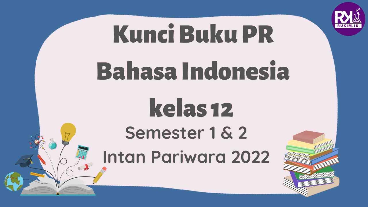 Soal bahasa indonesia kelas 12 semester 1 kurikulum 2024 revisi