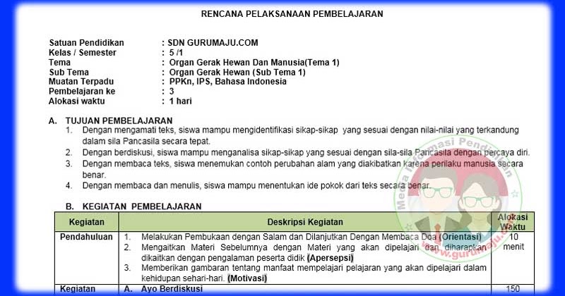 Rpp kelas 1 semester 2 pdf