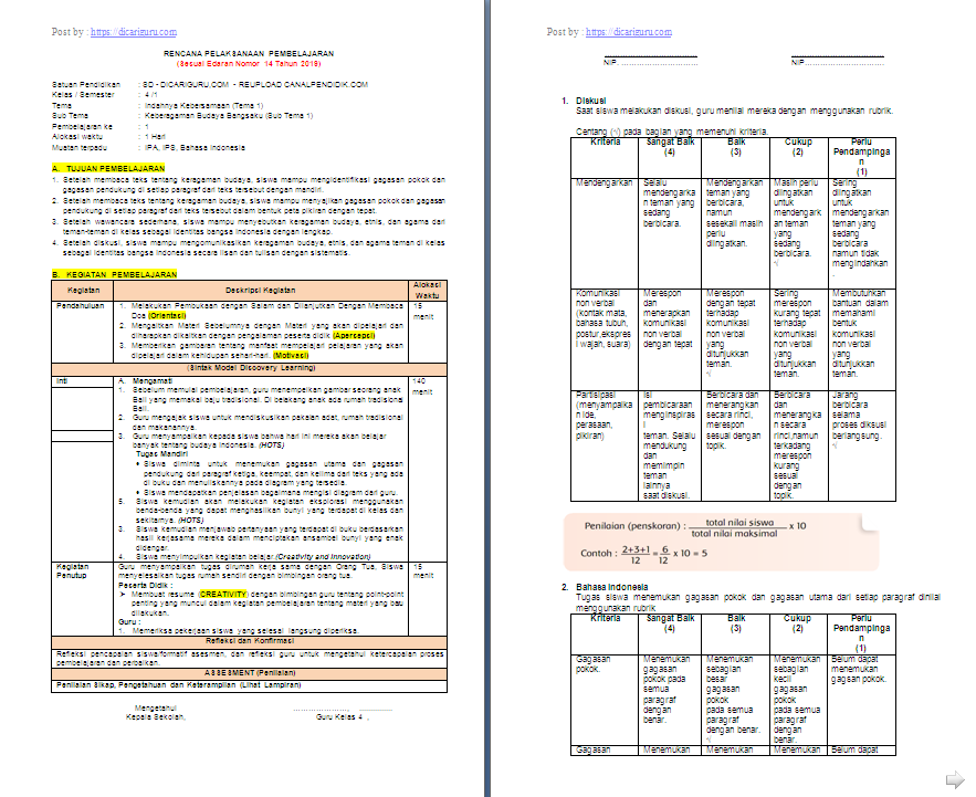 Download soal kelas 4 kurikulum merdeka semester 2