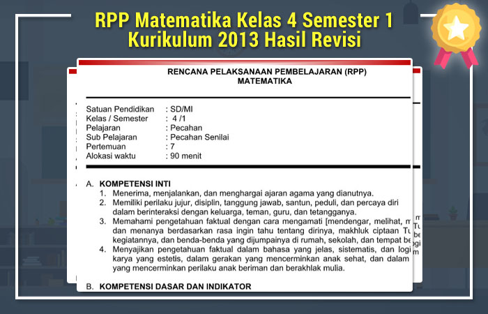 Download rpp matematika kelas 4 semester 1 kurikulum merdeka