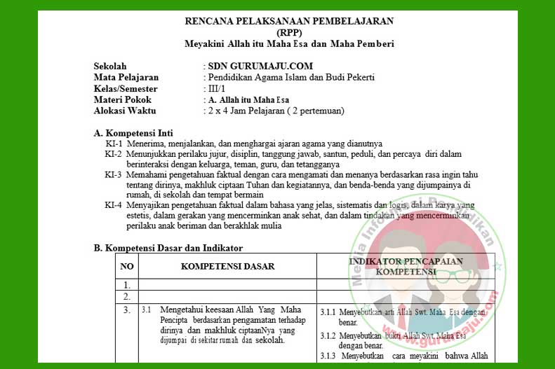 Rpp prakarya kelas 7 semester 2