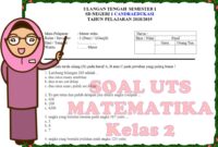 Soal pts matematika kelas 2 semester 1