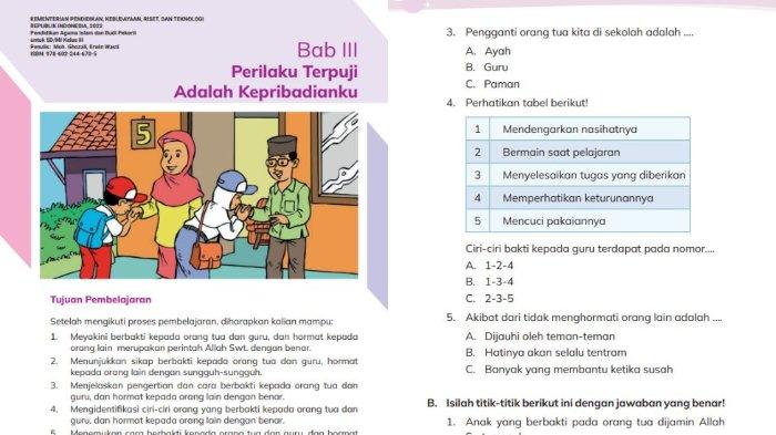 Soal pai kelas 3 semester 2 kurikulum merdeka