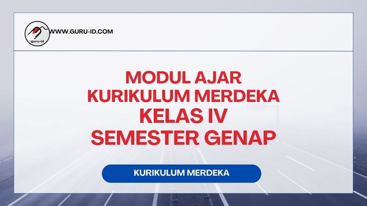 Modul ajar matematika kelas 4 kurikulum merdeka semester 2