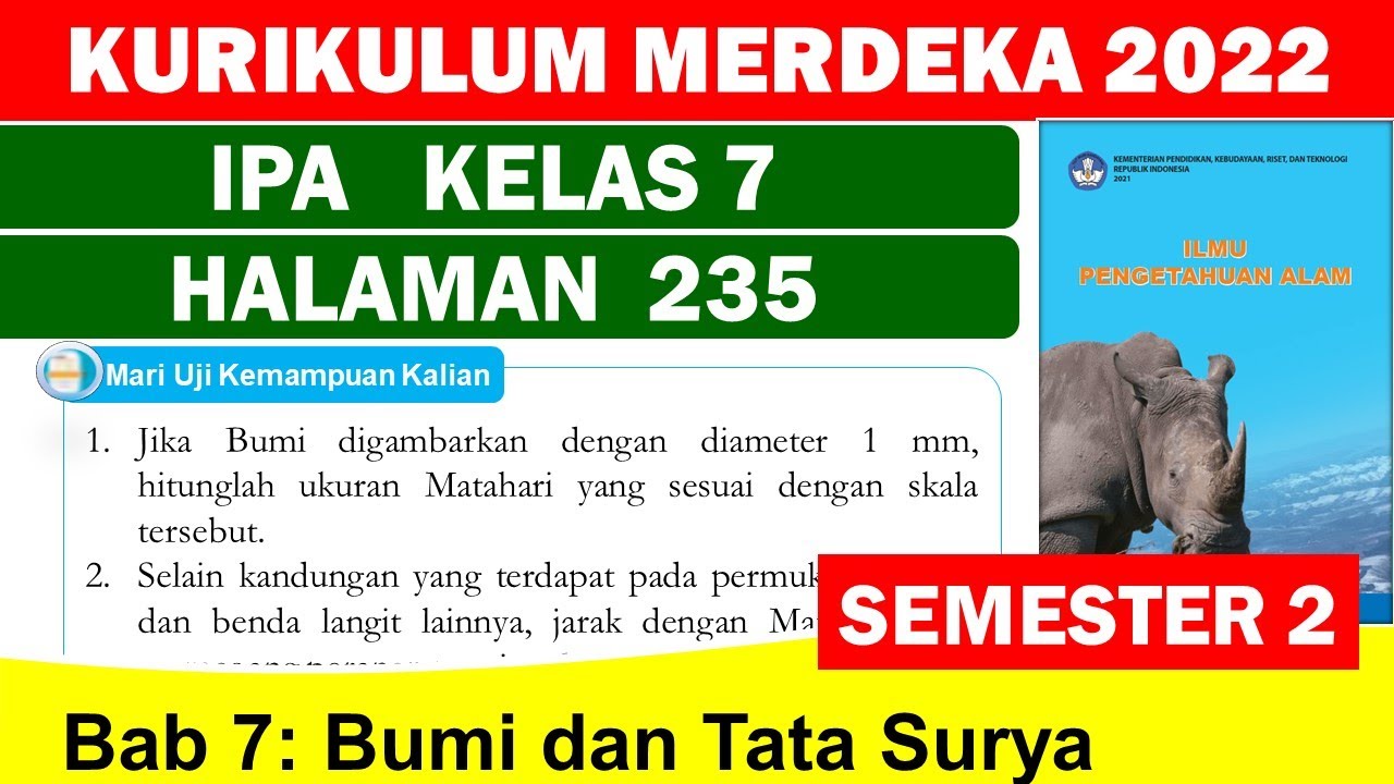 Modul ajar ipa kelas 7 semester 2 kurikulum merdeka