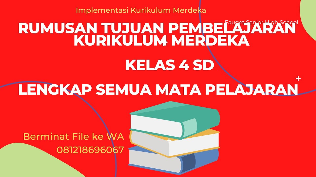 Tujuan pembelajaran kurikulum merdeka kelas 4