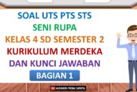 Soal pts seni rupa kelas 4 semester 2 kurikulum merdeka