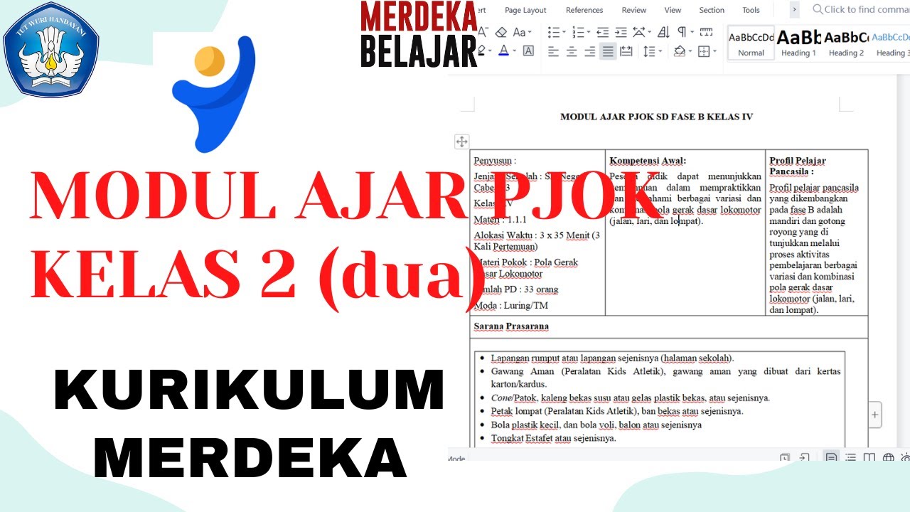 Download rpp merdeka belajar kelas 2