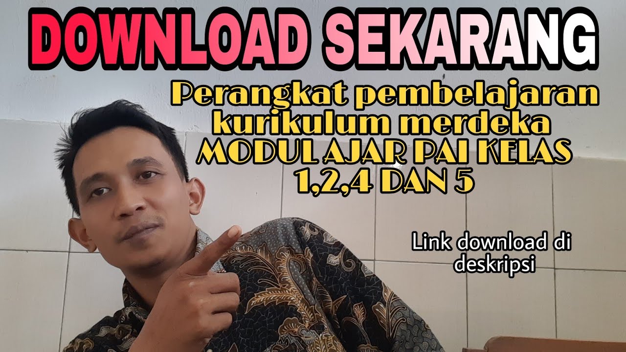 Download modul ajar pai sd kurikulum merdeka